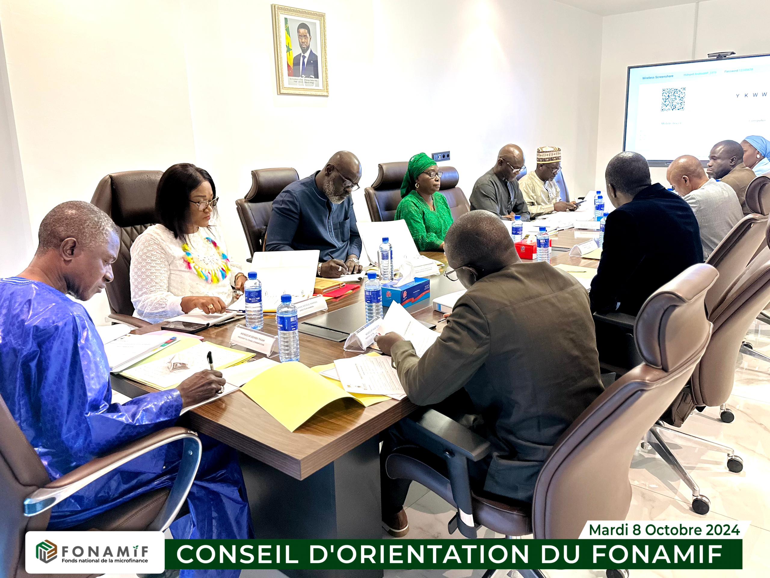 Images du conseil d’orientation
